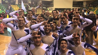 جامعة حلوان تفوز بالمركز الأول على مستوى الجمهورية بالعروض الرياضية