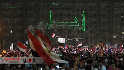 متظاهرو التحرير يرفضون خطاب الرئيس مرسي