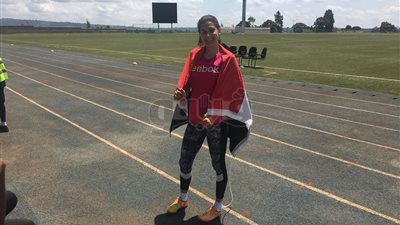 منة إبراهيم تحصد فضية سباق 100 متر بدورة حوض النيل