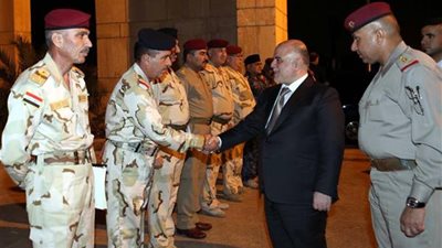 رئيس الوزراء العراقى يصل إلى الرمادي بعد تحريرها من «داعش»