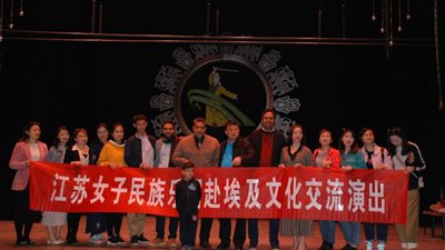 أغاني عبد الوهاب بالآلات الصينية في مهرجان دمنهور الدولي (صور)