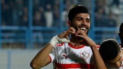فرجاني ساسي يتقدم بالهدف الأول للزمالك في سموحة من ضربة جزاء