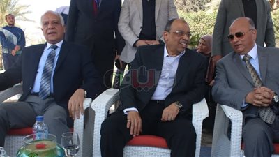 وصول محافظي القاهرة والجيزة ووزير التنمية المحلية إلى حفل يوم اليتيم