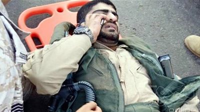 أول صور للطيار البحريني بعد نجاته من سقوط طائرة في جازان