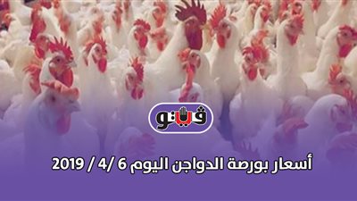 أسعار بورصة الدواجن اليوم 6 /4 / 2019