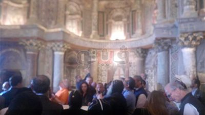 وزير الآثار و٤٠ سفيرا أجنبيا يتفقدون الدير الأحمر بسوهاج