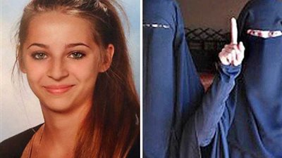 بالصور.. «فتاة البوستر» النمساوية هدية جنسية لعناصر «داعش» الجدد