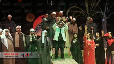 بالصور.. حيضان الدم على مسرح قصر ثقافة بورسعيد