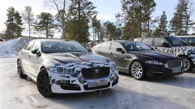 صور تجسسية لسيارة «جاجوار XJ » طراز 2015