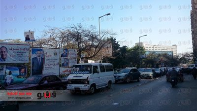 بالصور.. زحام مروري كثيف حول بوابات الصيد بسبب الانتخابات