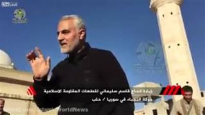 بالفيديو.. «قاسم سليماني» يزور مجموعات المقاومة الإسلامية  بـ«حلب»