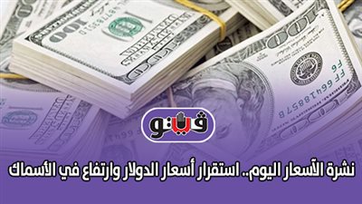 نشرة الأسعار اليوم.. استقرار أسعار الدولار وارتفاع في الأسماك