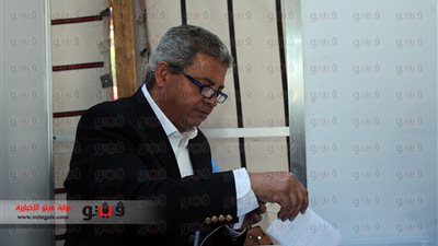 بالصور..وزير الشباب والرياضة يدلي بصوته في انتخابات الصيد