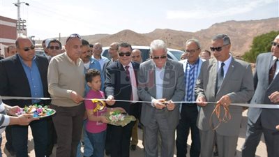 محافظ جنوب سيناء يفتتح عددا من المشروعات في أبو رديس (صور)