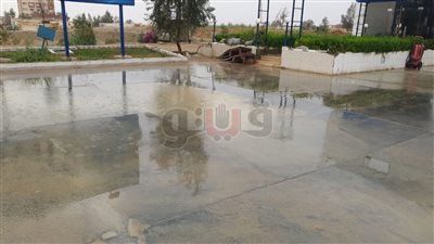 سقوط أمطار غزيرة مصحوبة ببرق ورعد بواحة الفرافرة بالوادي الجديد (صور)