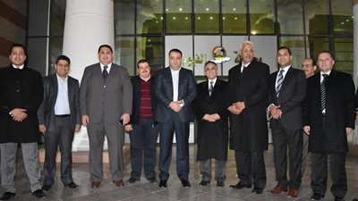 محافظ الفيوم يلتقي أعضاء نادي القضاة