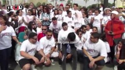 بالفيديو.. وزيرة الهجرة تشارك في مارثون ركض بالأغاني الوطنية بالأقصر