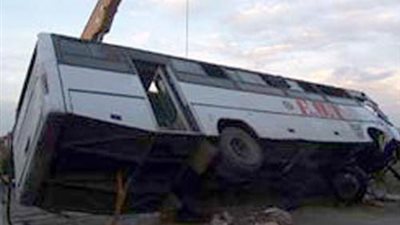 إصابة 7 أشخاص في انقلاب أتوبيس بطريق «بلبيس - العاشر»