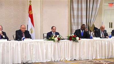 أزمات القدس والجولان تتصدر مباحثات السيسي ووزير خارجية أمريكا بواشنطن