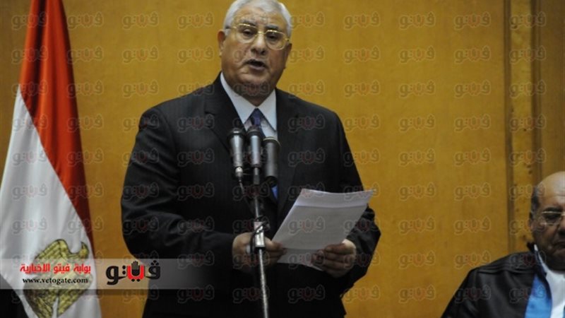 المستشار عدلي منصور