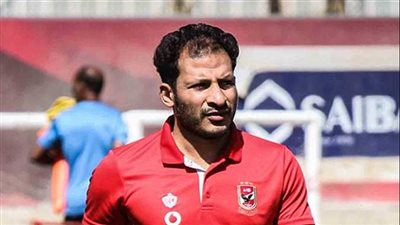 شادي محمد وسيد معوض في مران الأهلي قبل لقاء المقاصة