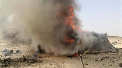 استشهاد ضابطين وشرطيين و3 مواطنين وإصابة 26 في تفجير انتحارى بسيناء