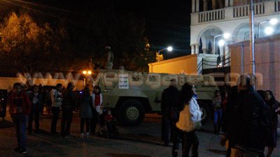 بالفيديو.. كنائس قنا تحت حراسة الجيش في ليلة رأس السنة