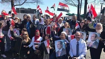 المصريون أمام البيت الأبيض يطالبون بالعدالة الناجزة ضد الإرهابيين