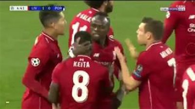 ليفربول يبحث عن هدف ثان في بورتو بعد مرور 20 دقيقة (فيديو)
