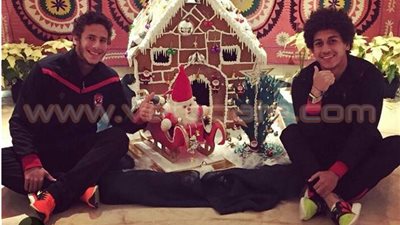 بالصورة.. رمضان صبحي وحسين السيد يحتفلان بالعام الجديد