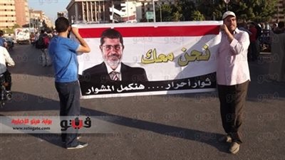 انطلاق مسيرة مؤيدة لـ «مرسي» من مسجد الميناء بالغردقة