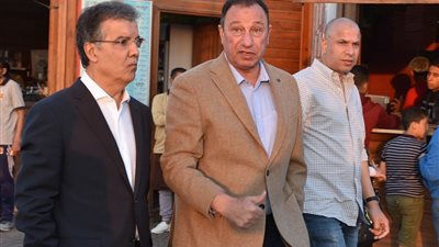 «الخطيب» يستقبل «طارق دياب» نجم الكرة التونسية