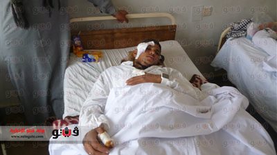 بالصور.. مصابو حادث بنى سويف يروون اللحظات العصيبة لهم