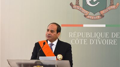 السيسي في جولة غرب أفريقيا.. الرئيس يؤكد عمق العلاقات التاريخية مع غينيا وكوت ديفوار والسنغال.. الارتقاء بالعلاقات الاقتصادية والتجارية.. دفع عملية التنمية وتعزيز الاندماج الاقتصادي في القارة