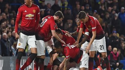 مانشستر يونايتد يخطف فوزا صعبا من وست هام 1/2 بالدوري الإنجليزي