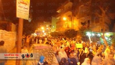 بالصور.. مسيرة ليلية للإرهابية ببني سويف اعتراضا على أحكام الإعدام