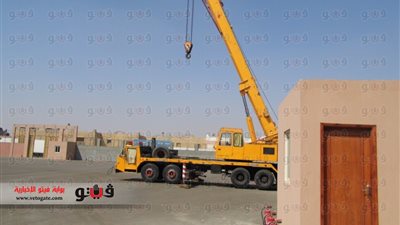 بالصور.. انتهاء المرحلة الأولى من الميناء الدولي البري