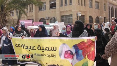 اشتباكات بين الأمن الإداري وطالبات الإرهابية بالإسكندرية