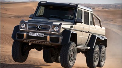 «مرسيدس» تطرح سيارة بـ 6 إطارات قيمتها 3.5 ملايين جنيه