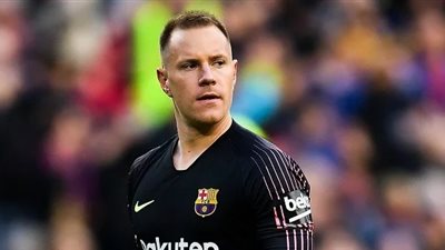 تير شتيجن ينتظر رقما مميزا مع برشلونة بدوري الأبطال