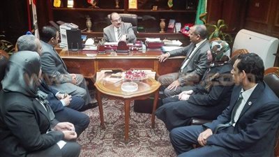 بالصور.. «حماة الوطن» بالقليوبية يطالب المحافظ بمياه صالحة للشرب