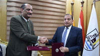 توقيع بروتوكول تعاون بين جامعة بني سويف والاتحاد الرياضي للمكفوفين