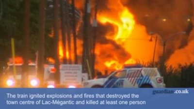 بالفيديو.. خروج قطار عن مساره في 