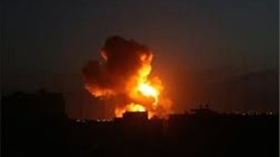 مصابان وتدمير قارب صيد في قصف إسرائيلي على غزة