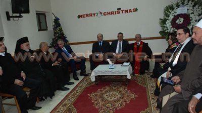 الدالي يشارك الأقباط الإنجيليين احتفالاتهم بعيد الميلاد