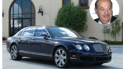 بالصور.. سيارات أثرياء العالم.. مليونير مكسيكي لبناني يمتلك «مرسيدس» مصنوعة من الذهب الخالص بـ 35 مليون جنيه.. بيل جيتس يقتني «بورش» كوبيه بـ 1.5 مليون.. و«رولز رويس فانتوم