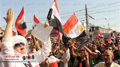 وصول عدة مسيرات لمحيط قصر الاتحادية لتأييد مكتسبات 30 يونيو