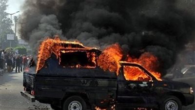 تأجيل محاكمة المتهمين بـ«إحراق سيارة شرطة في حلوان» لـ17 فبراير