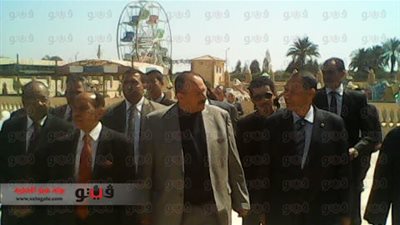 بالصور.. وضع حجر أساس مدرسة خاتم المرسلين في الفيوم