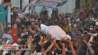 تشييع جثمان شاب في 